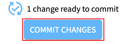 The Commit Changes button