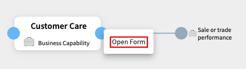 Right-click a primary element circle