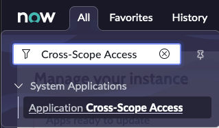Find Application Cross-Scope Access